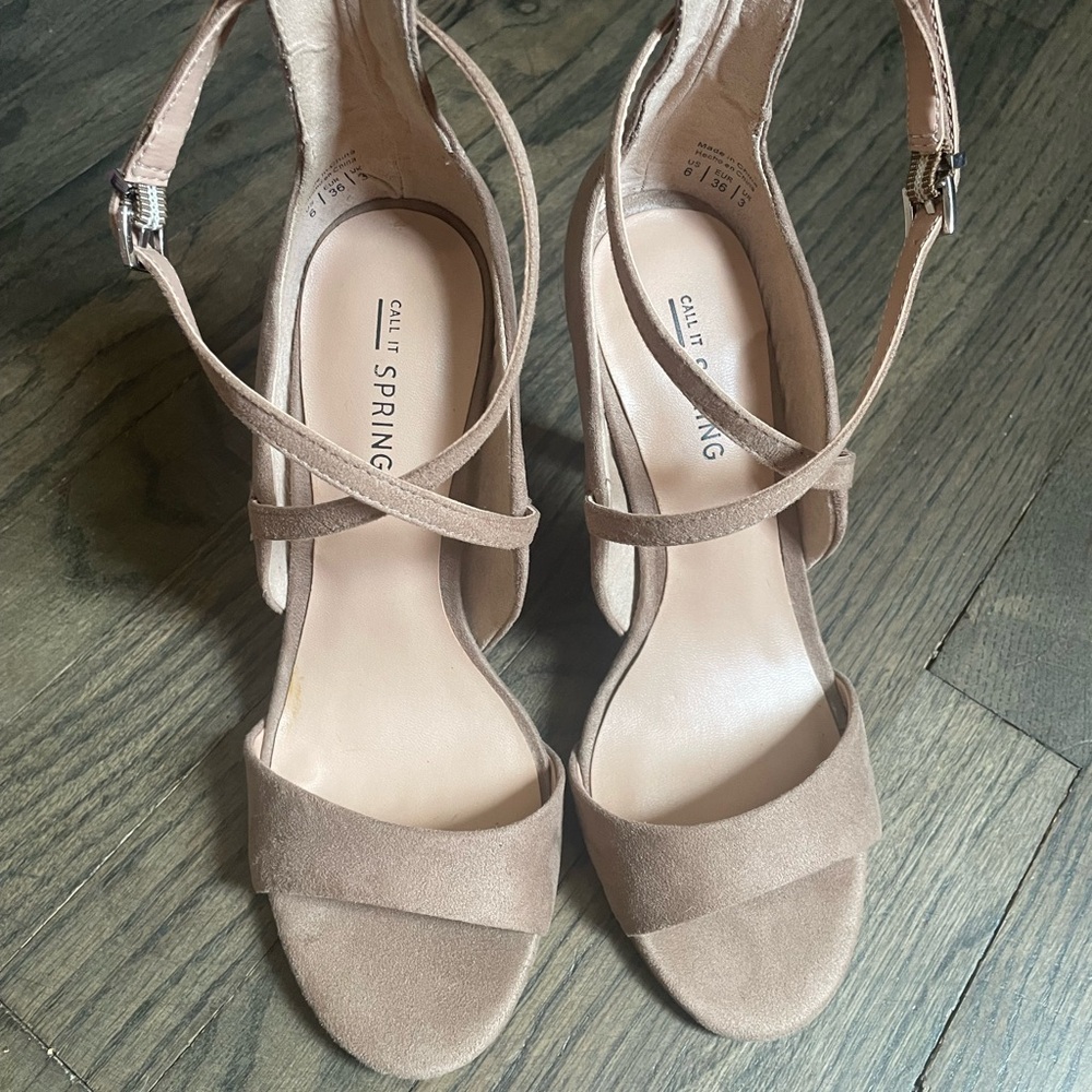 Call It Spring Tan Women's Sandals
